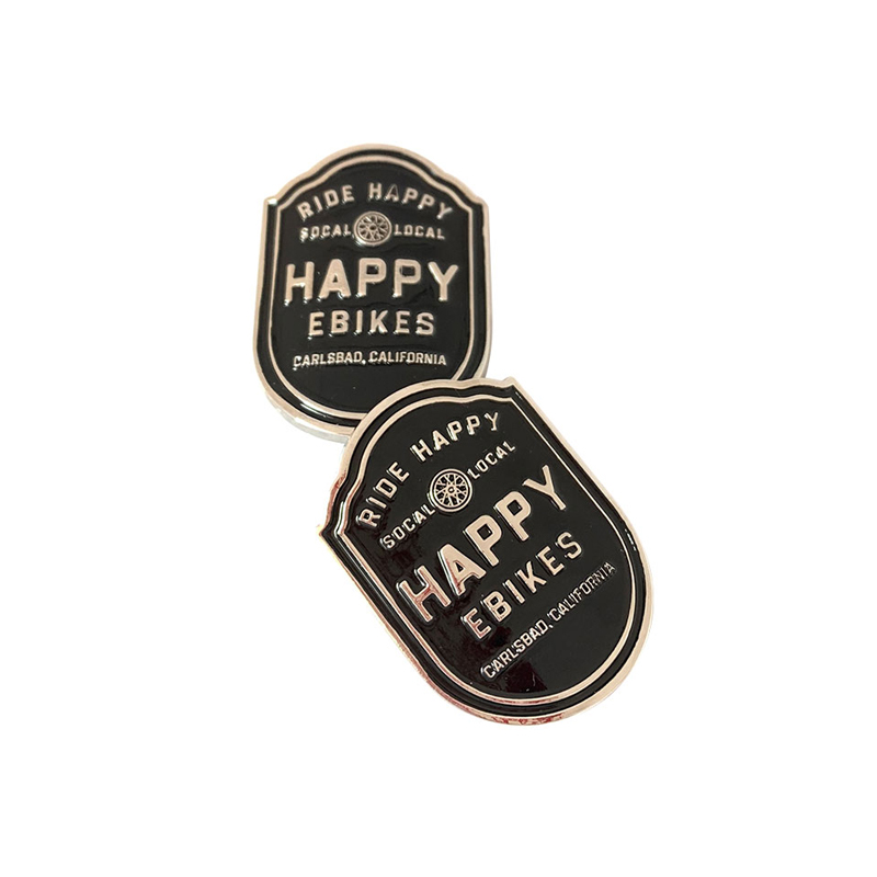 Happy Head Badges & Bicycle Tube Emblem