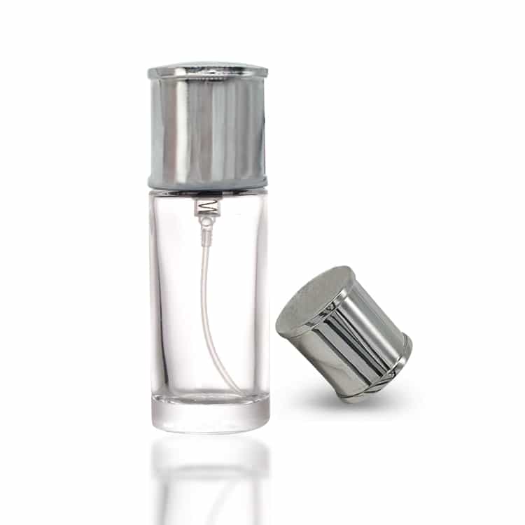Zinc Alloy Nickel-Plated Simple Portable Circular Perfume Spray Cap