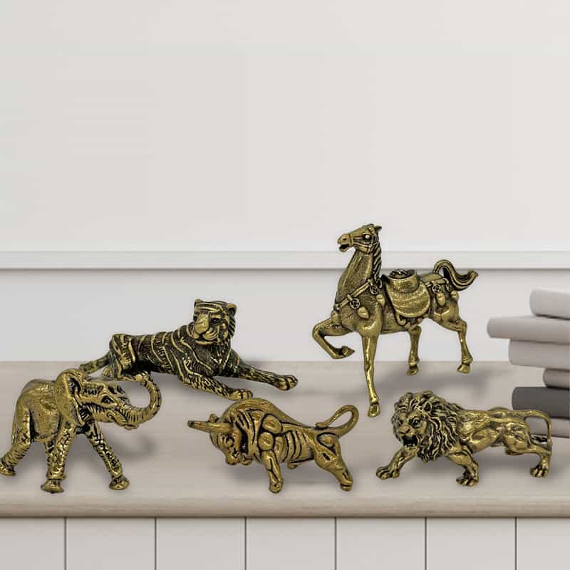Pure Copper Cast Vintage 3D Animal Shaped Creative Ornament