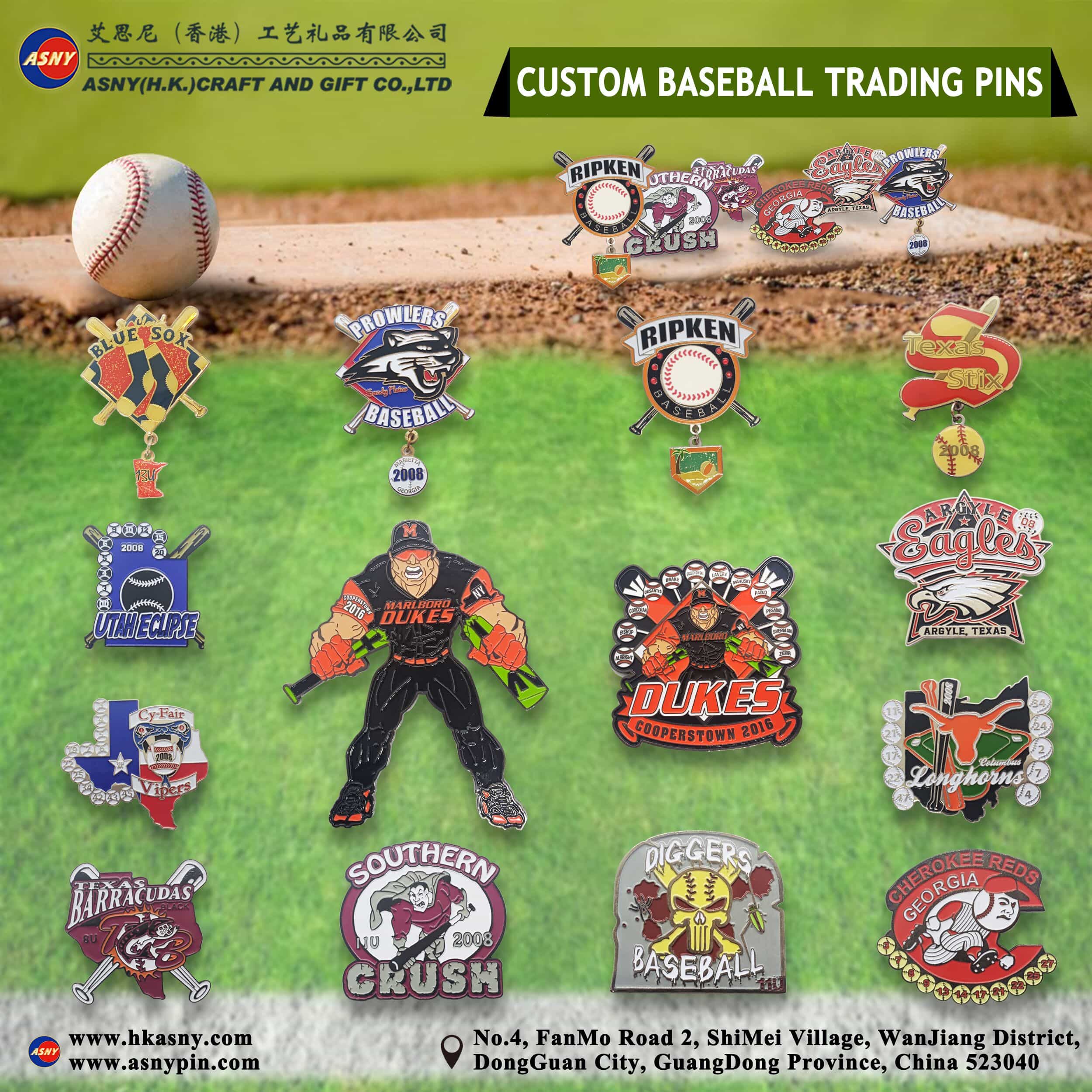 Metal-Products-Badges-Baseball-Game-Series-Custom-Souvenirs-Custom-Production-Supply-Wholesale-Manufacturer-Factory