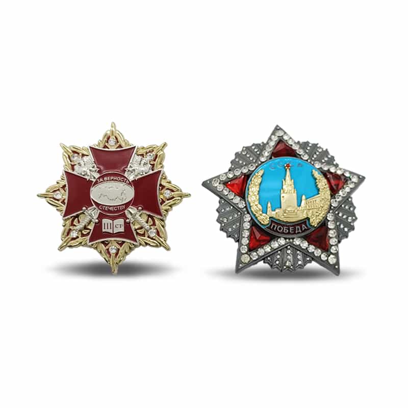 Pins & Badges with Diamonds