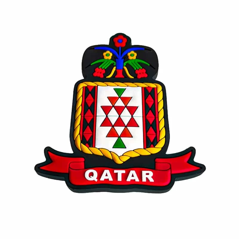 Soft PVC Injection Molded Colorful Qatar Cultural Series Travel Festival Decoration Custom Production Souvenir Fridge Magnet - Image 7